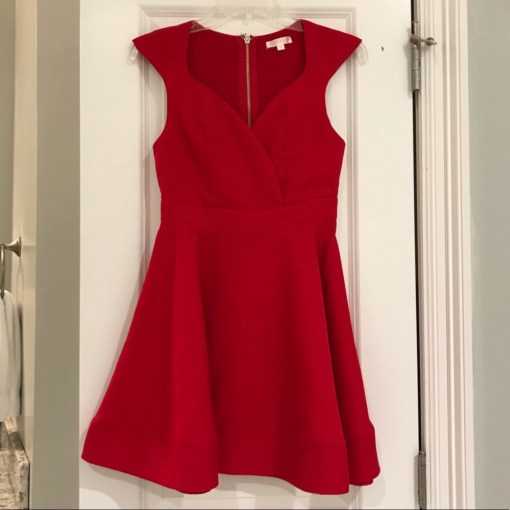 Red dress